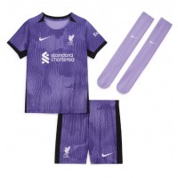 Camiseta Liverpool Ibrahima Konate #5 Tercera Equipación para niños 2023-24 manga corta (+ pantalones cortos)